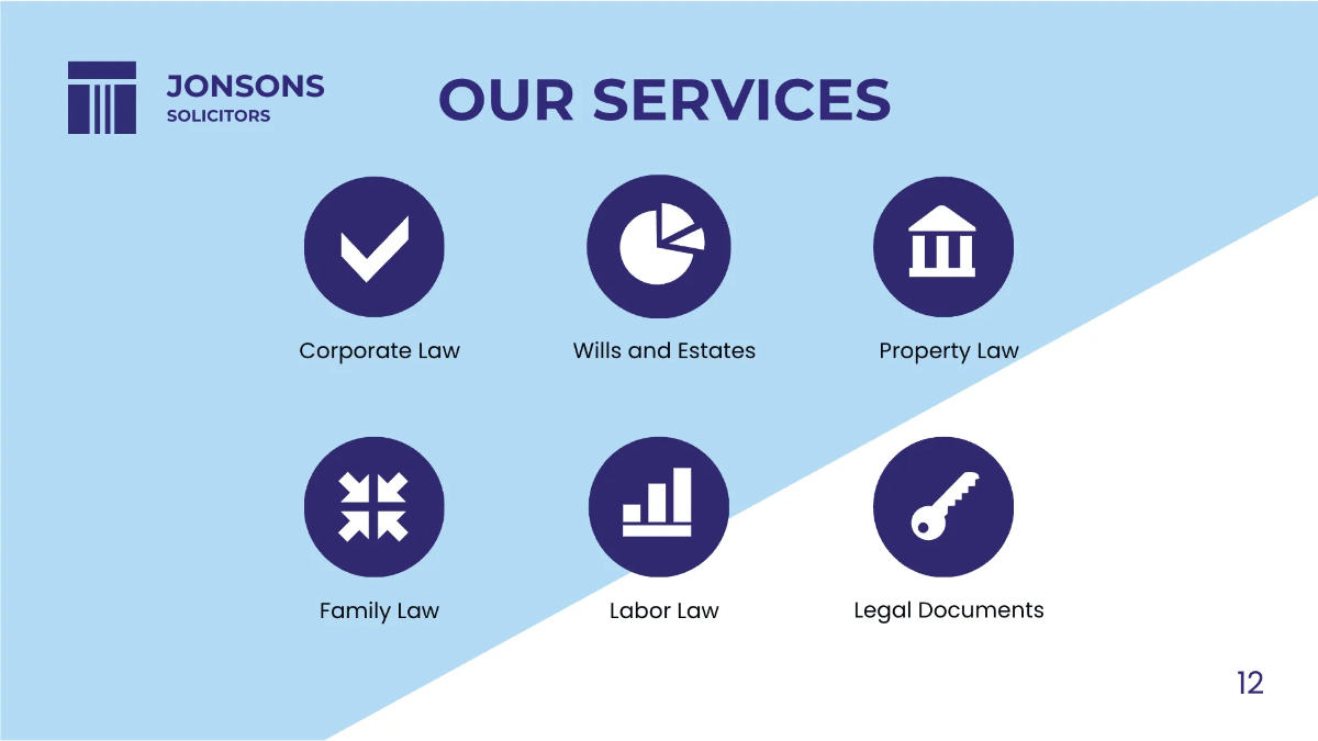 Free Law Firm Presentation Template to Edit Online