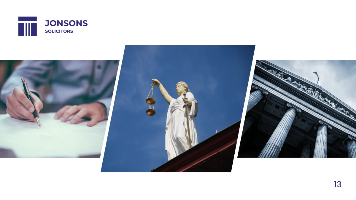 Free Law Firm Presentation Template to Edit Online