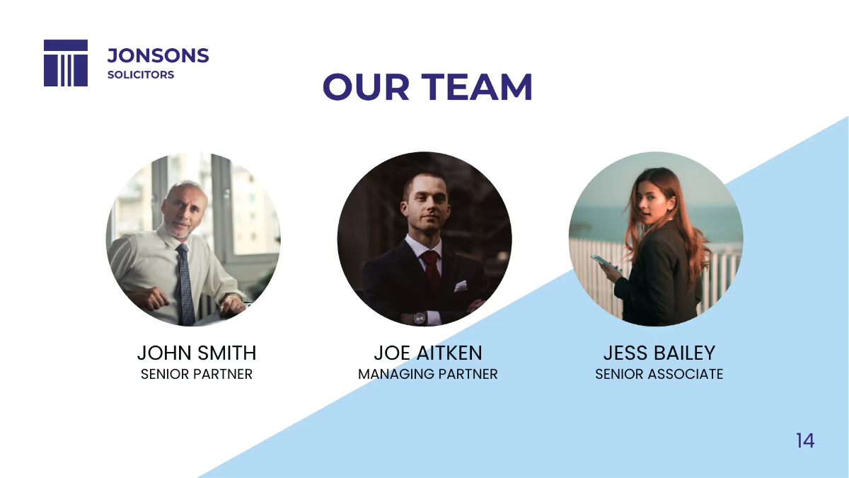 Free Law Firm Presentation Template to Edit Online