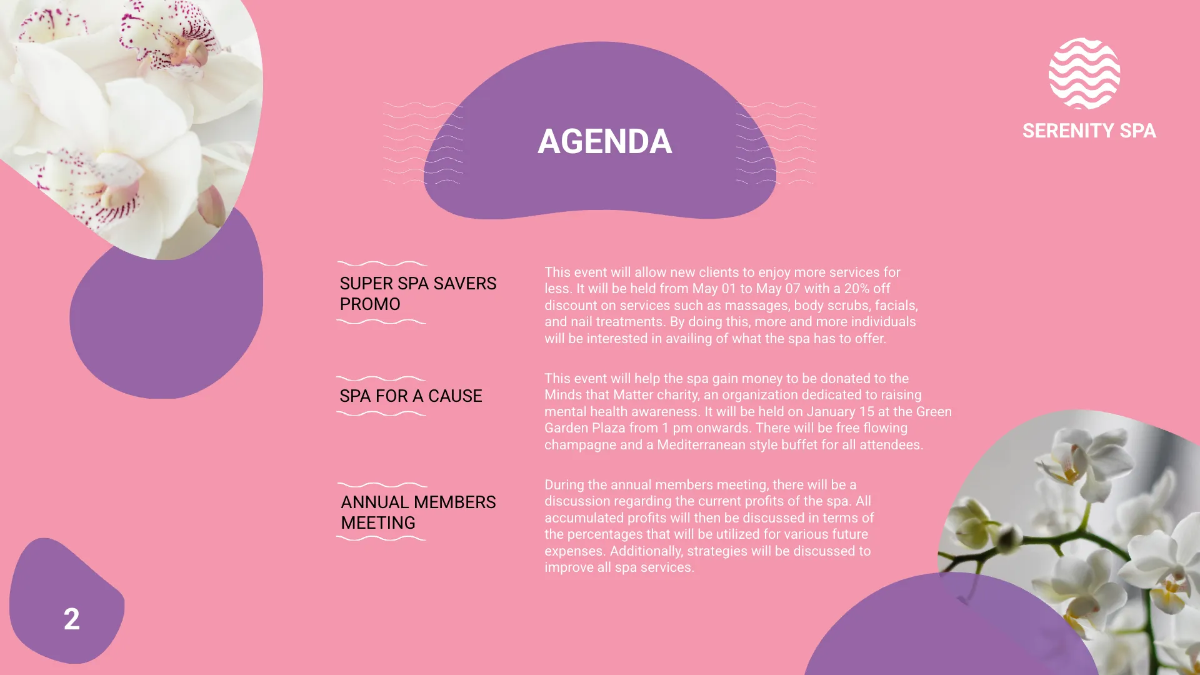 Free Spa Presentation Template to Edit Online