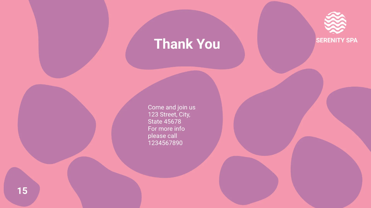 Free Spa Presentation Template to Edit Online