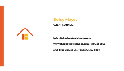 Free Outbuildings Business Card Template to Edit Online