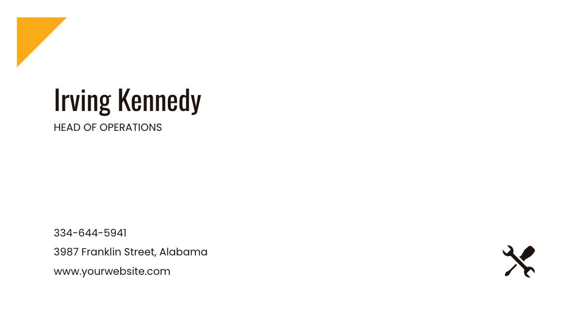 Free Building Materials Business Card Template to Edit Online