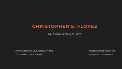 Free Industrial & Commercial Business Card Template to Edit Online