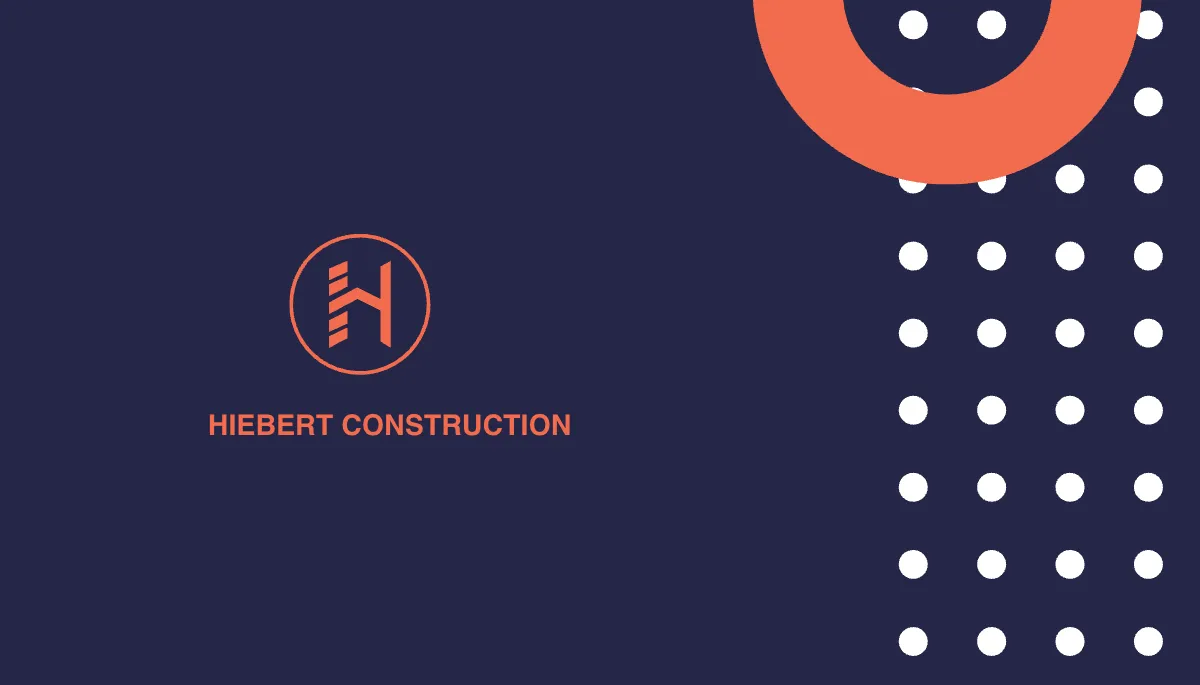 Free Civil Contractor Business Card Template to Edit Online