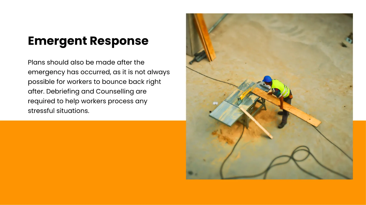 Free Emergency Response Presentation Template to Edit Online