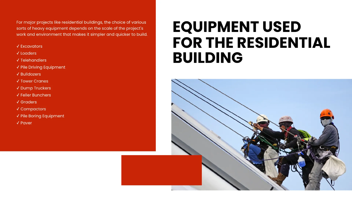Free Residential Building Presentation Template to Edit Online