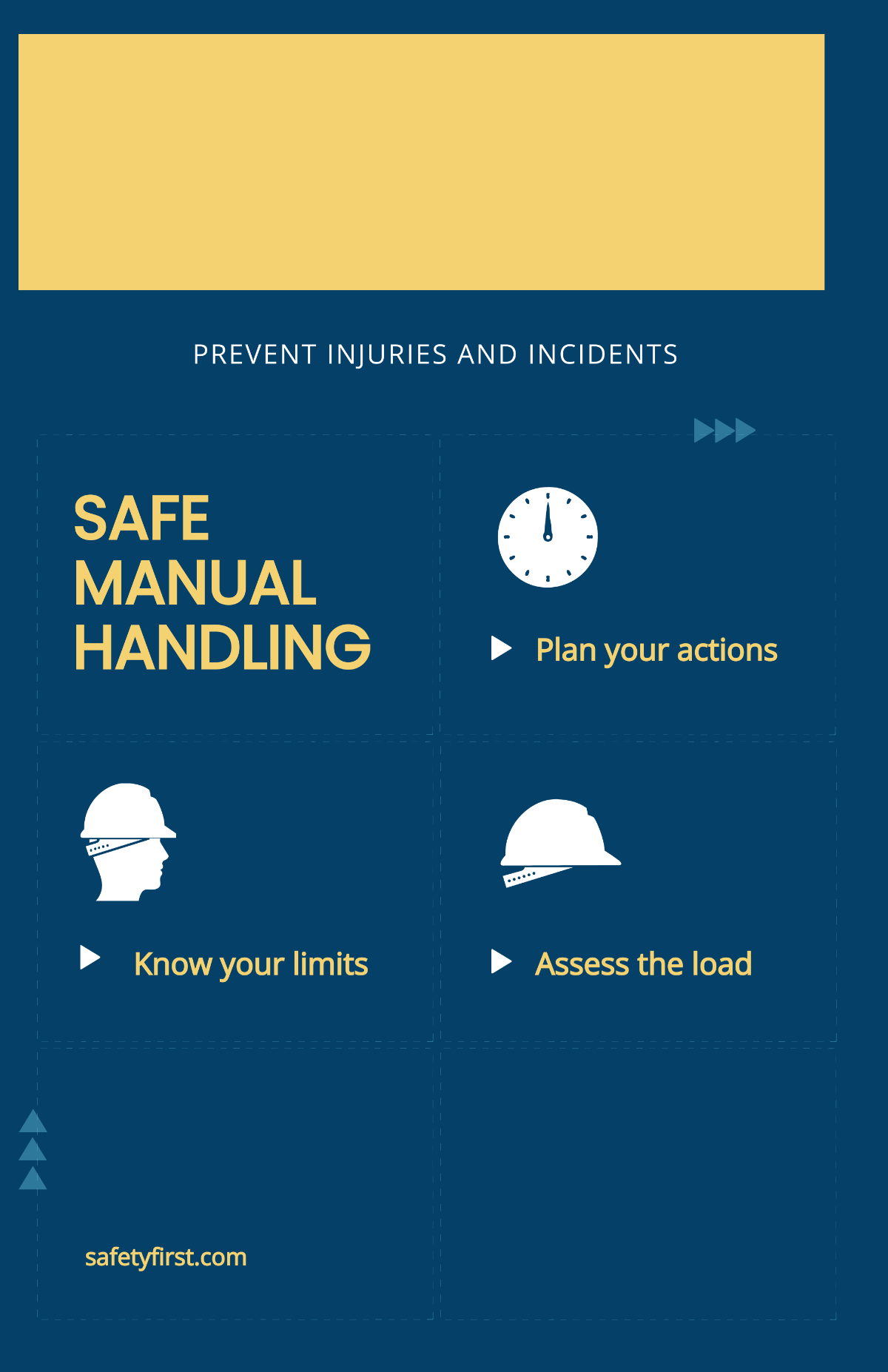 Safe Manual Handling Poster Template
