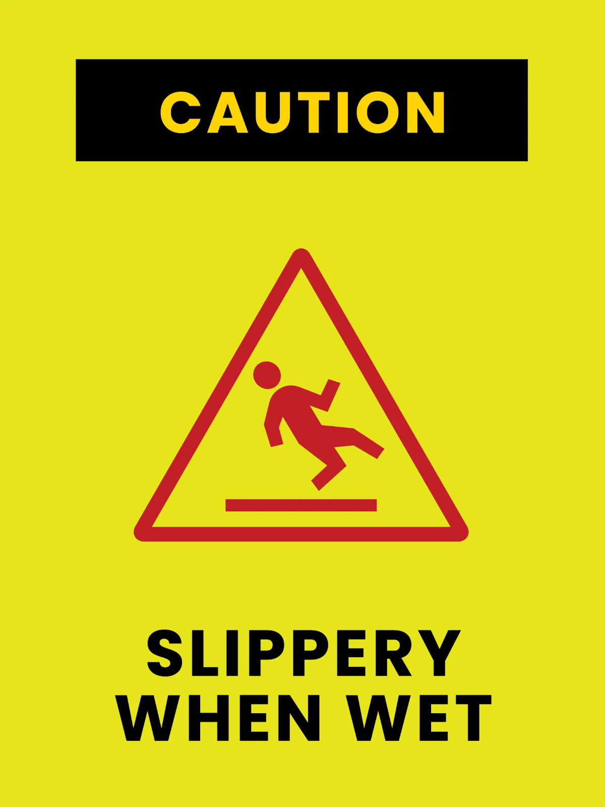 Free Double Sided Floor Sign Template to Edit Online