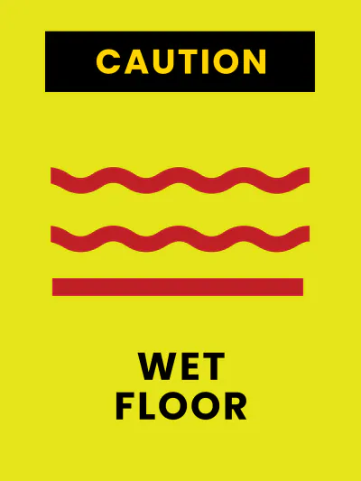 Free Double Sided Floor Sign Template to Edit Online