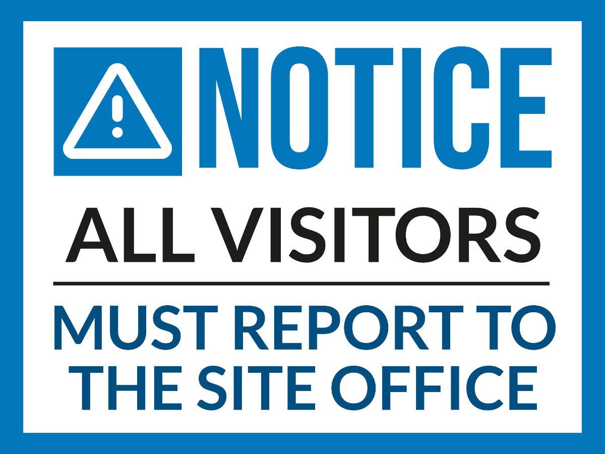 All Visitors Report Site Office Sign Template - Edit Online & Download