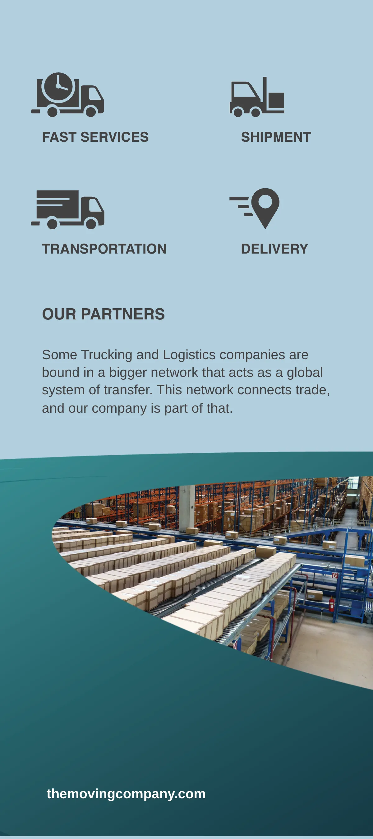 Free Trucking Logistics DL Card Template to Edit Online