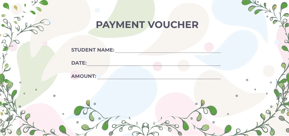 Free Kindergarten Voucher Template to Edit Online