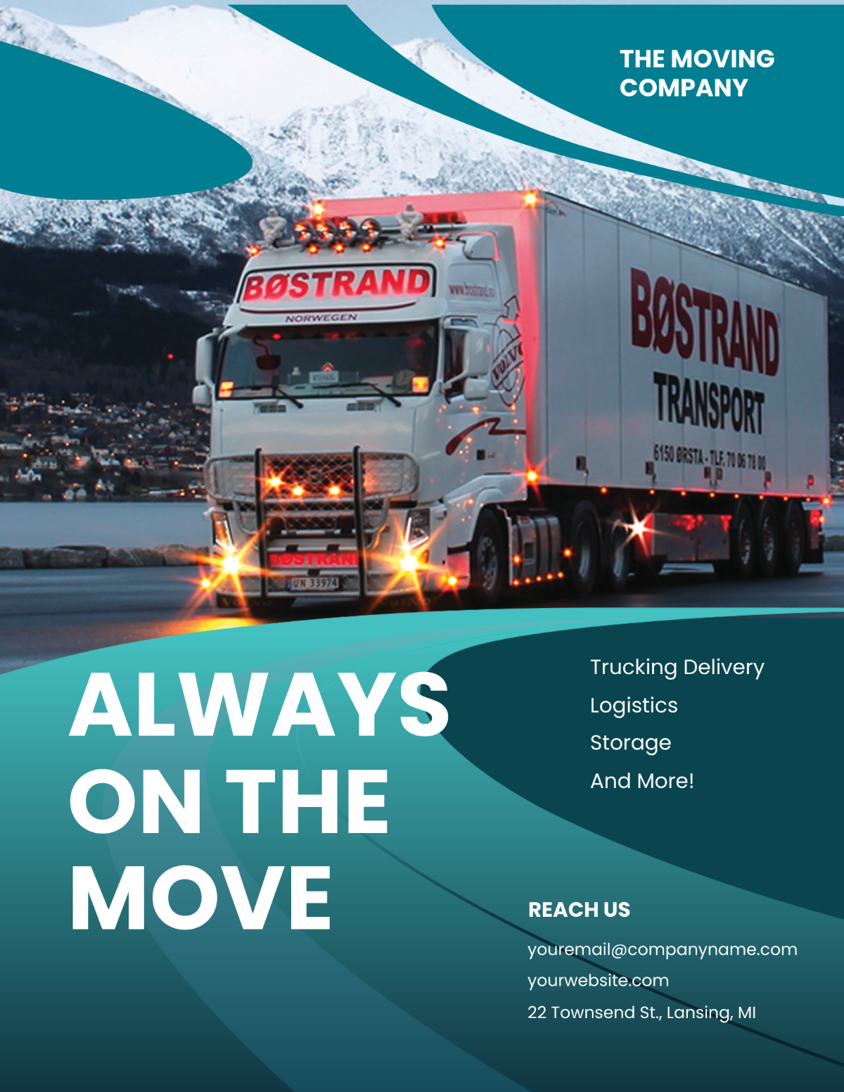 Trucking Logistics Flyer