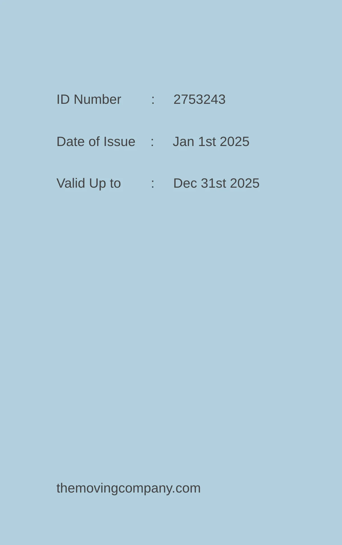 Free Trucking Logistics ID Card Template to Edit Online