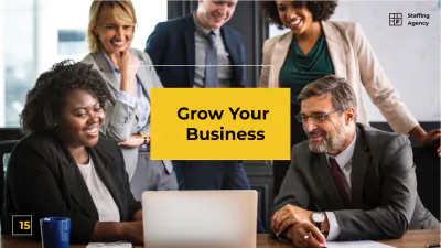 Free Staffing Agency Presentation Template to Edit Online