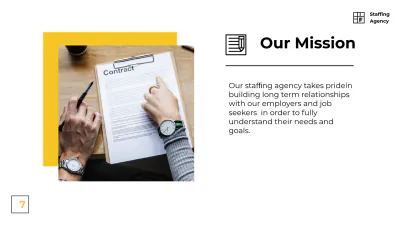 Free Staffing Agency Presentation Template to Edit Online