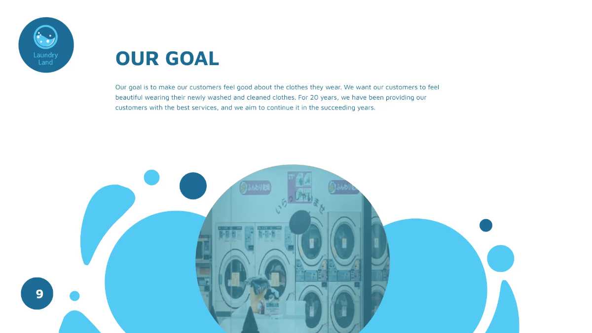 Free Laundry Presentation Template to Edit Online