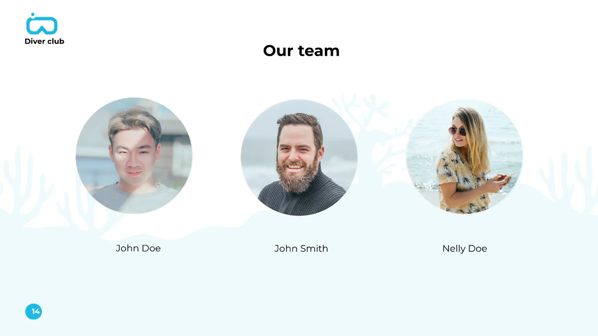 Free Scuba Diving School Presentation Template to Edit Online