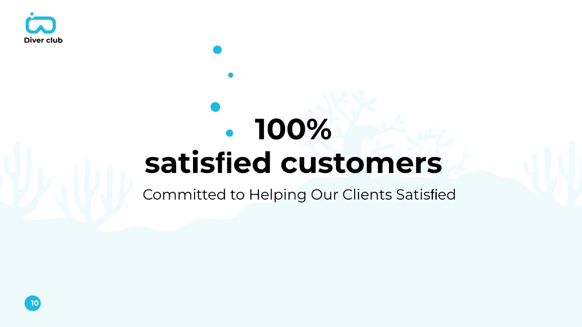 Free Scuba Diving School Presentation Template to Edit Online