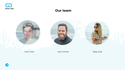 Free Scuba Diving School Presentation Template to Edit Online