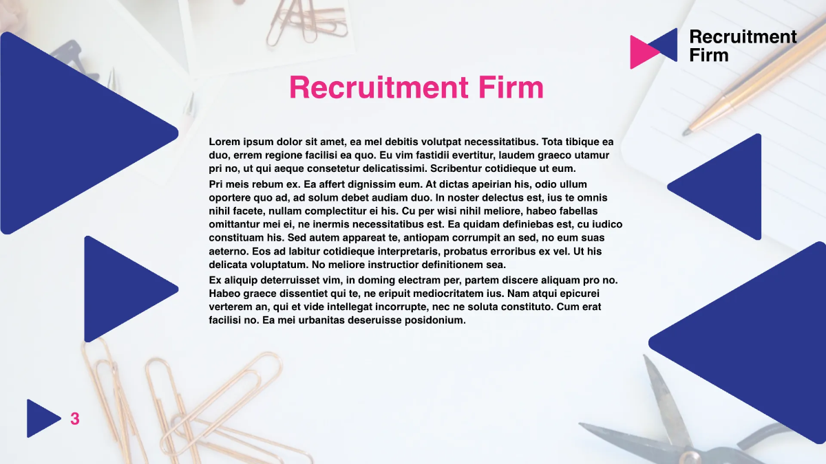 Free Recruitment Firm Presentation Template to Edit Online