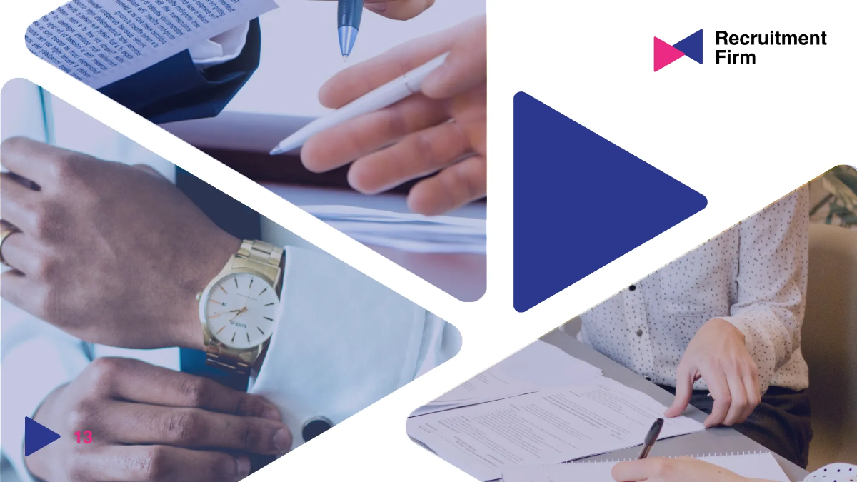 Free Recruitment Firm Presentation Template to Edit Online