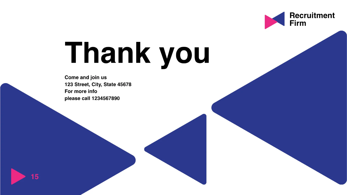 Free Recruitment Firm Presentation Template to Edit Online