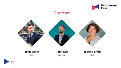 Free Recruitment Firm Presentation Template to Edit Online