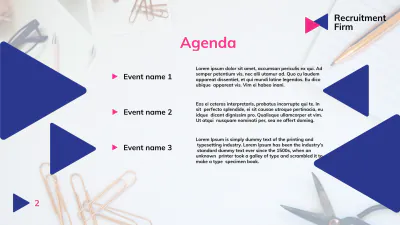 Free Recruitment Firm Presentation Template to Edit Online
