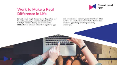 Free Recruitment Firm Presentation Template to Edit Online