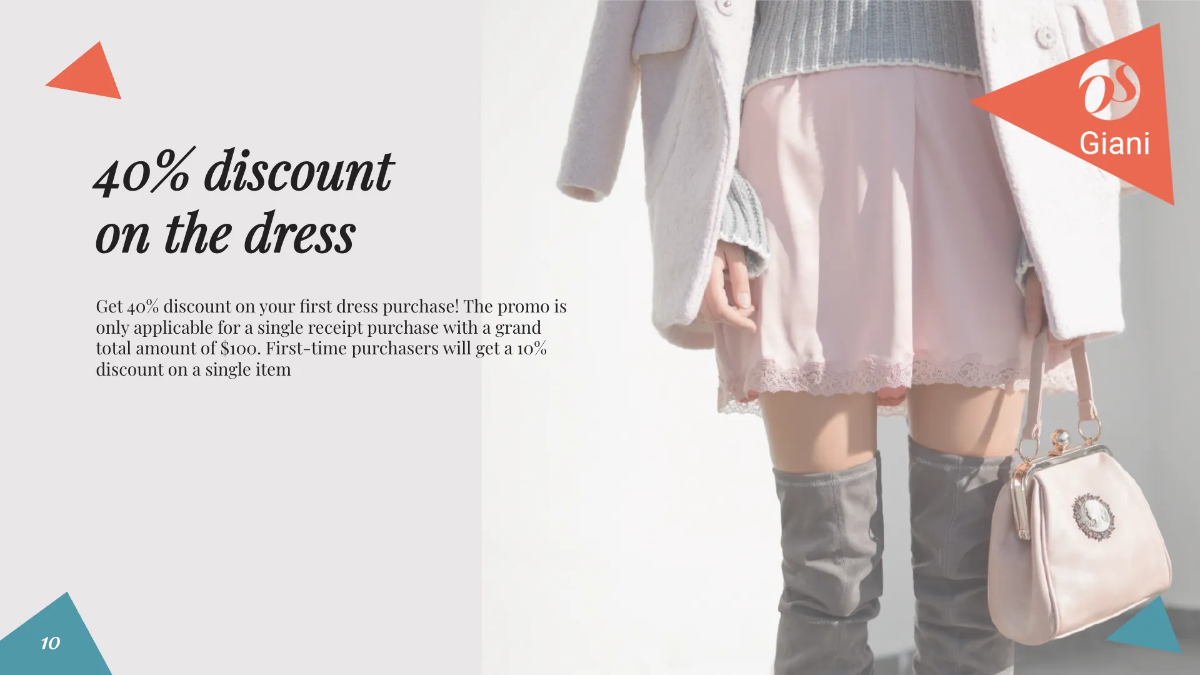 Free Online Store Presentation Template to Edit Online