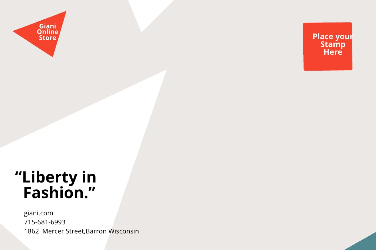 Free Online Store Postcard Template to Edit Online