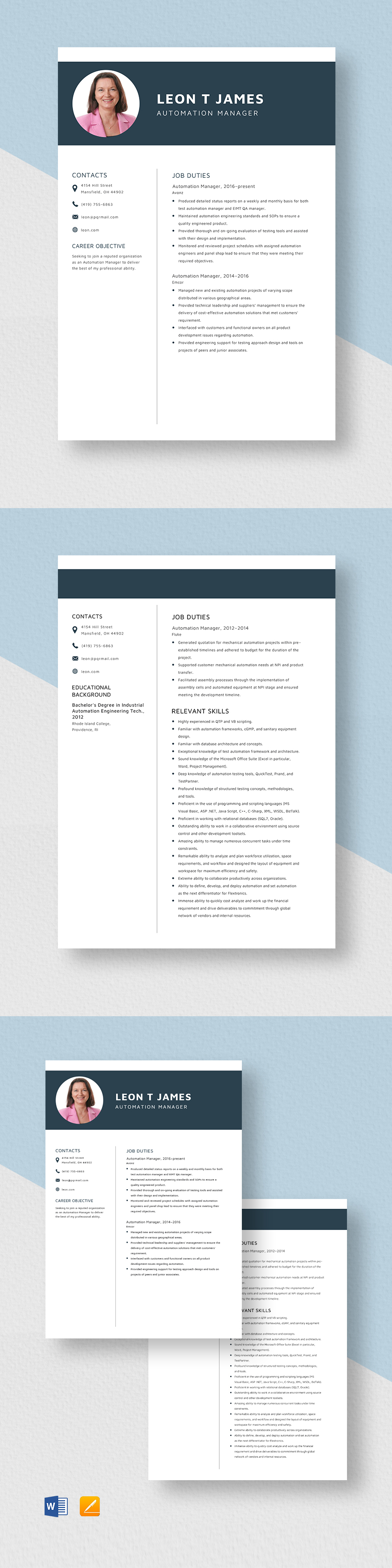 free-automation-manager-resume-template-word-apple-pages-template