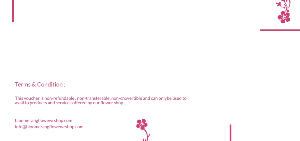 Free Flower Shop Voucher Template to Edit Online