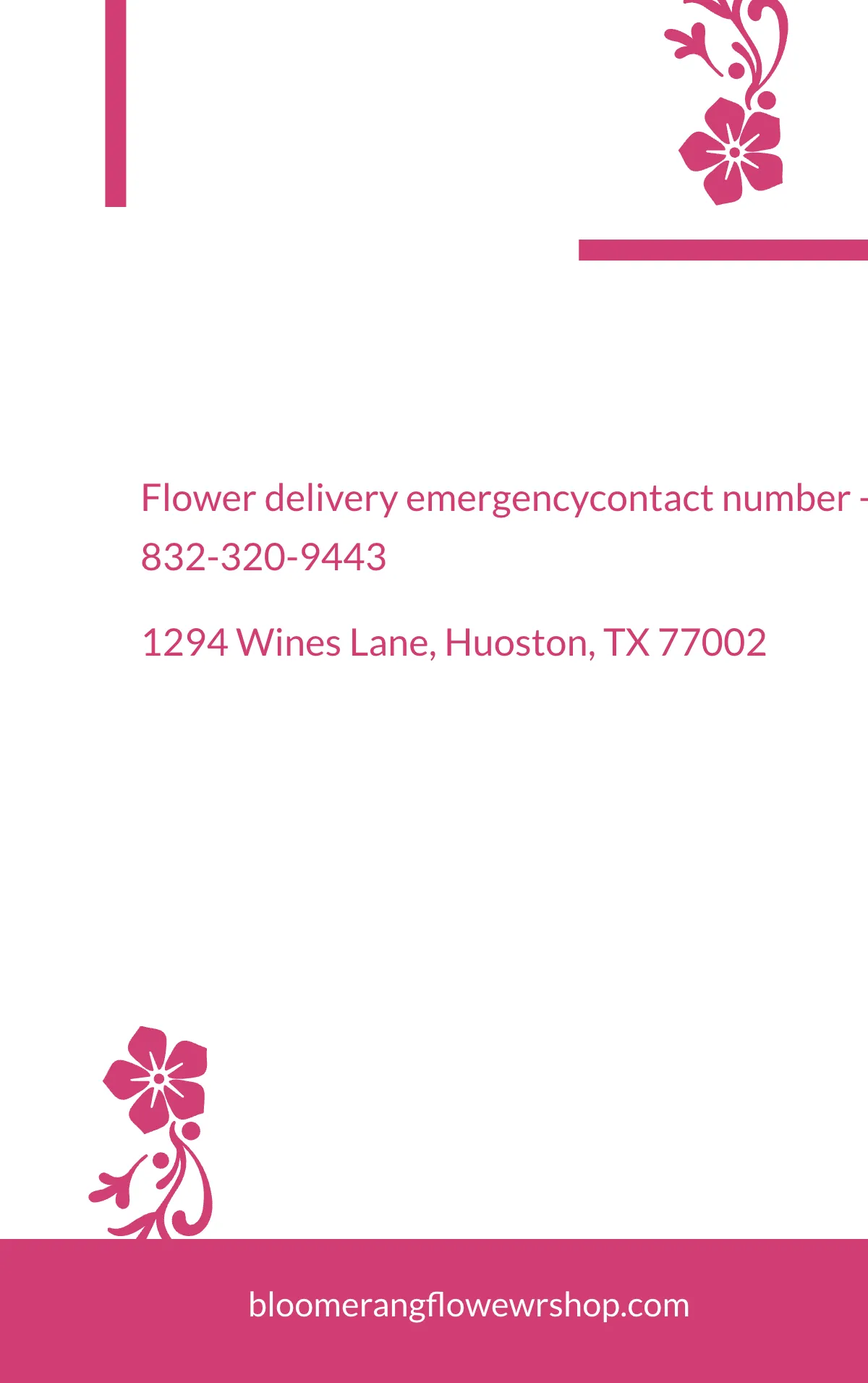 Free Flower Shop ID Card Template to Edit Online