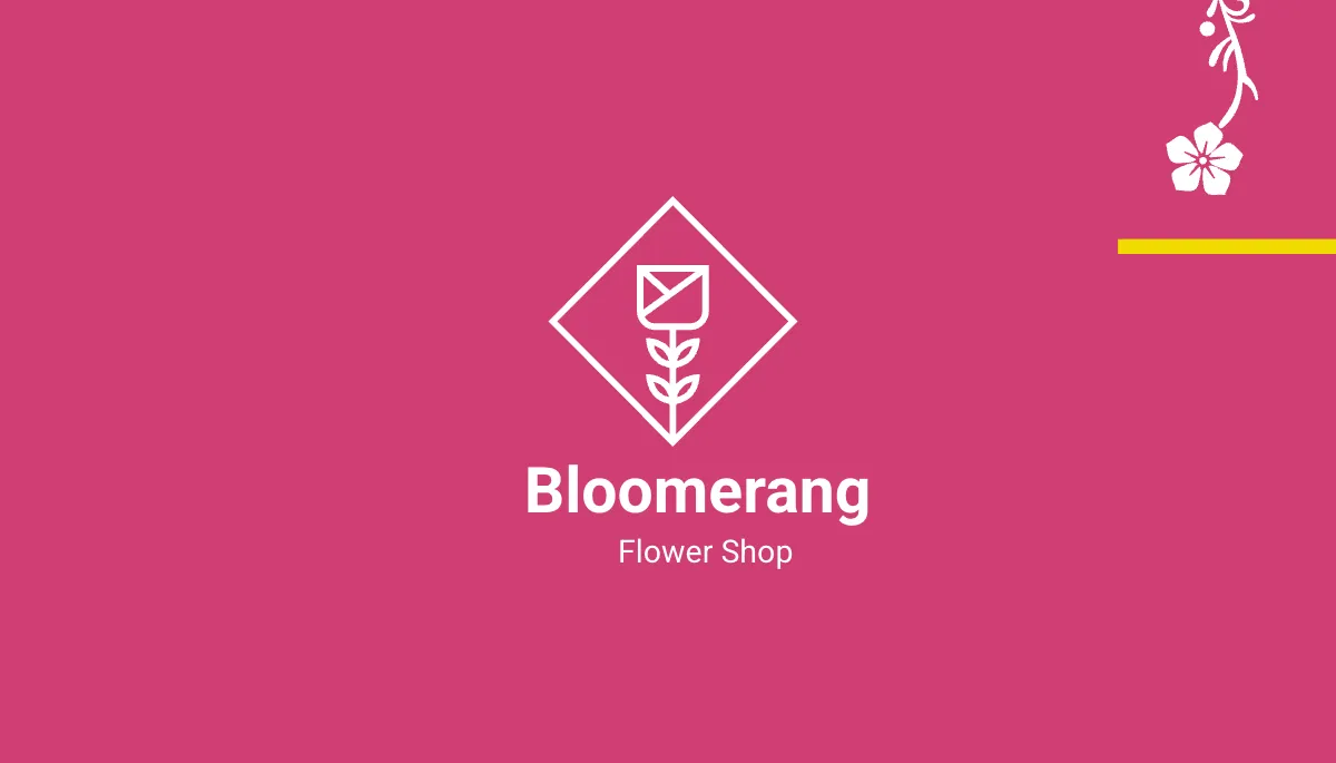 Free Modern Flower Shop Business Card Template to Edit Online