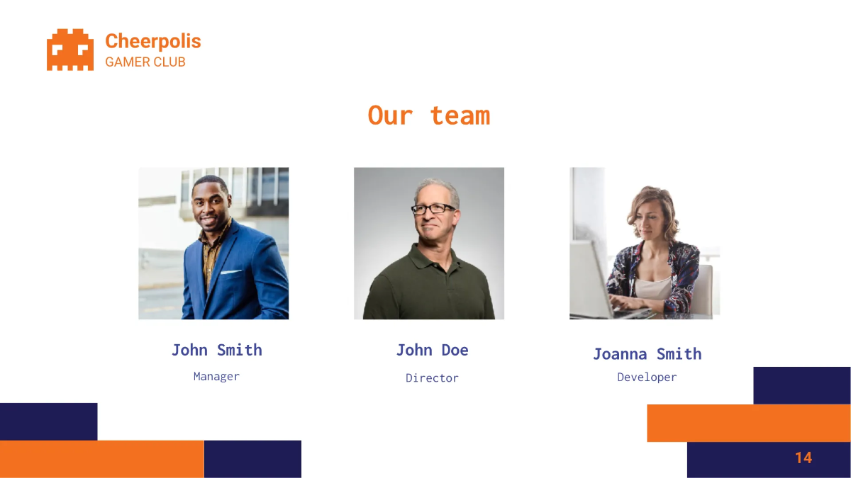 Free Gaming Company Presentation Template to Edit Online