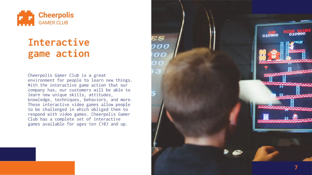 Free Gaming Company Presentation Template to Edit Online