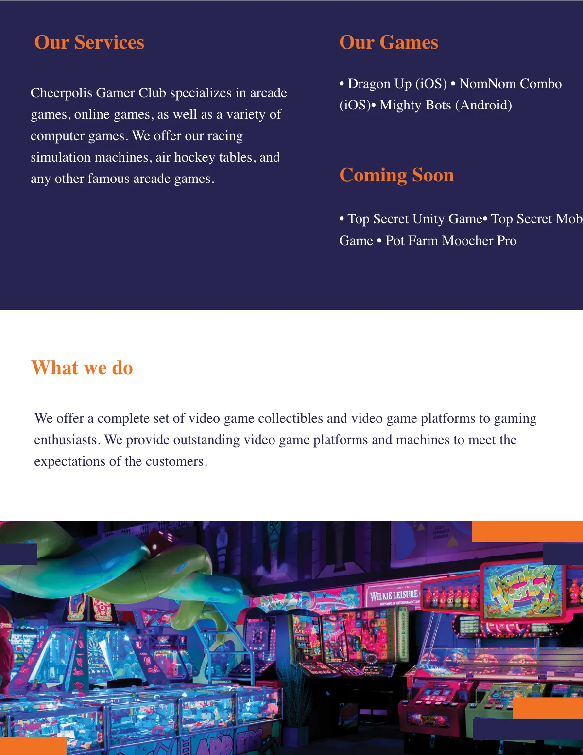 Free Gaming Company Leaflet Template to Edit Online