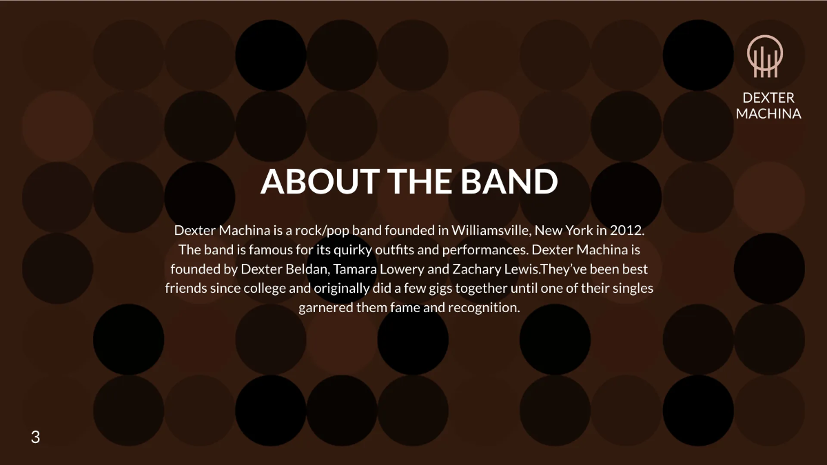 Free Music Band Presentation Template to Edit Online