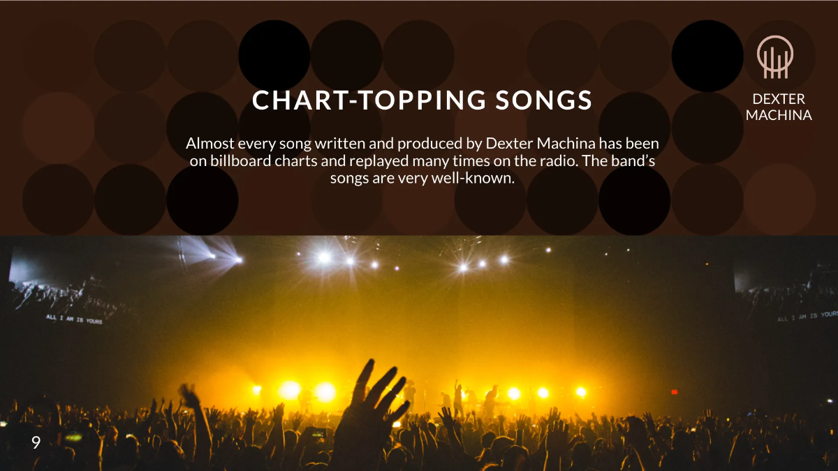 Free Music Band Presentation Template to Edit Online