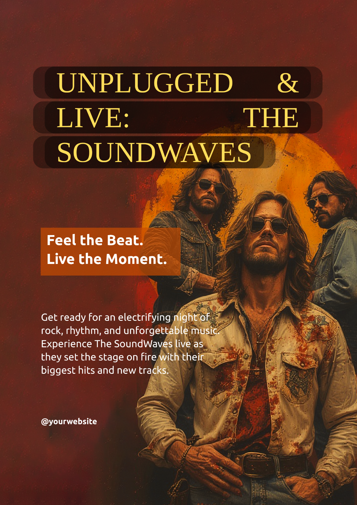 Free Music Band Poster Template to Edit Online