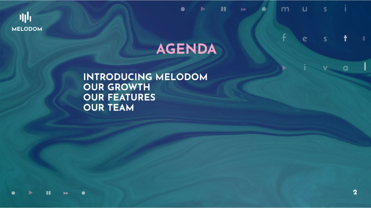 Free Music Festival Presentation Template to Edit Online