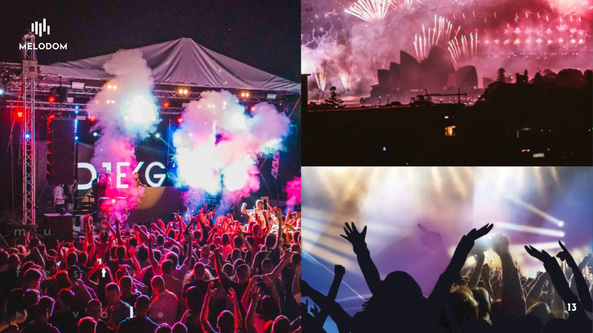 Free Music Festival Presentation Template to Edit Online