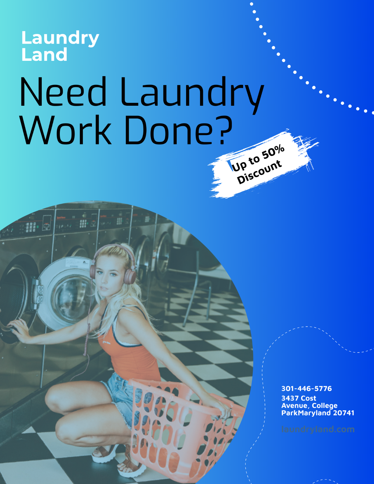 Laundry Pamphlet Template