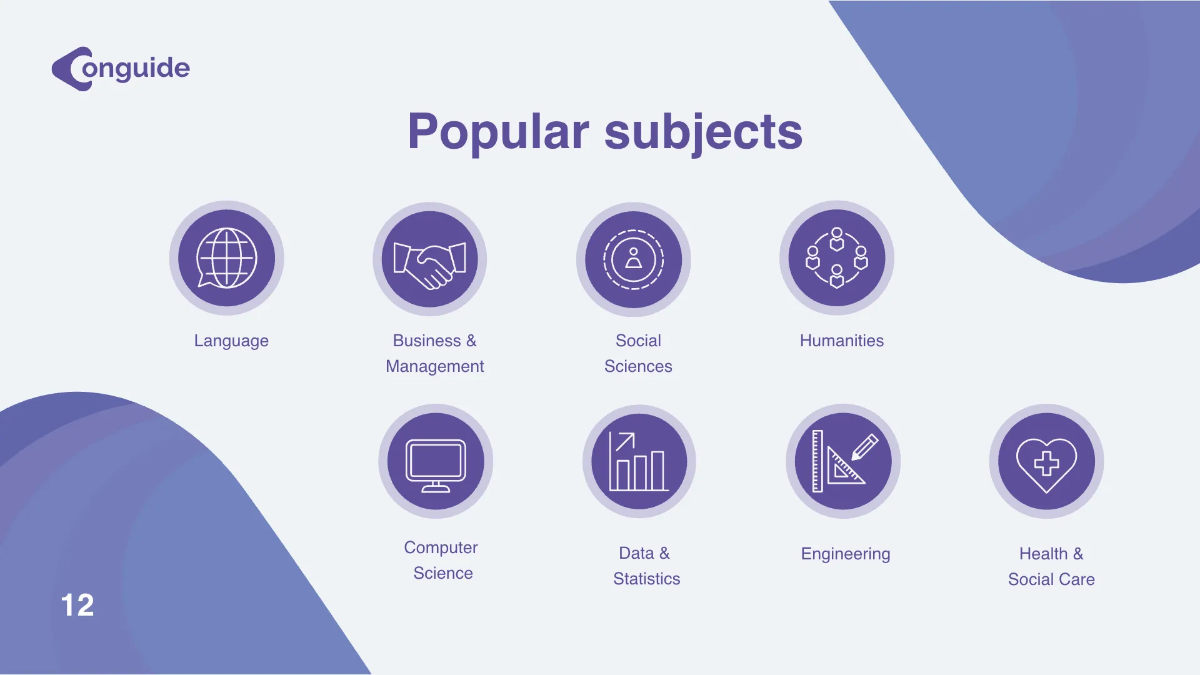 Free Online Courses Presentation Template to Edit Online