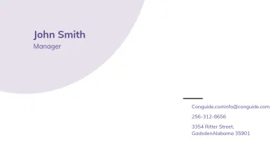 Free Online Courses Business Card Template to Edit Online