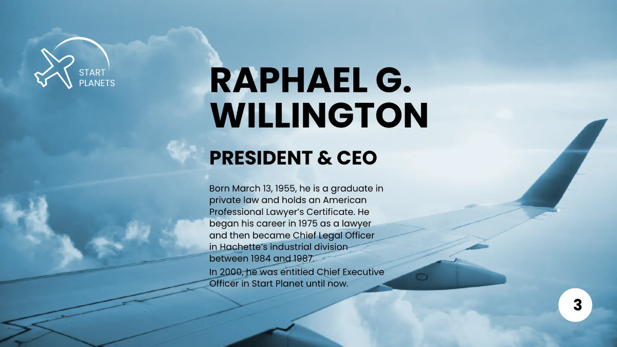 Free Airlines/Aviation Services Presentation Template to Edit Online