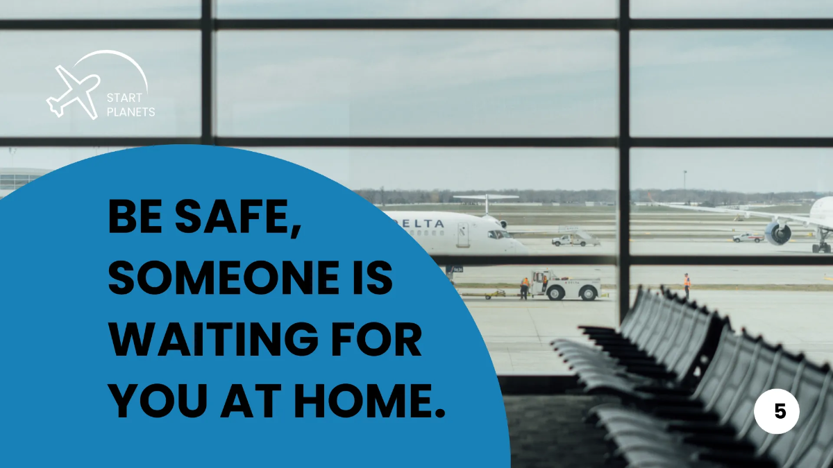 Free Airlines/Aviation Services Presentation Template to Edit Online